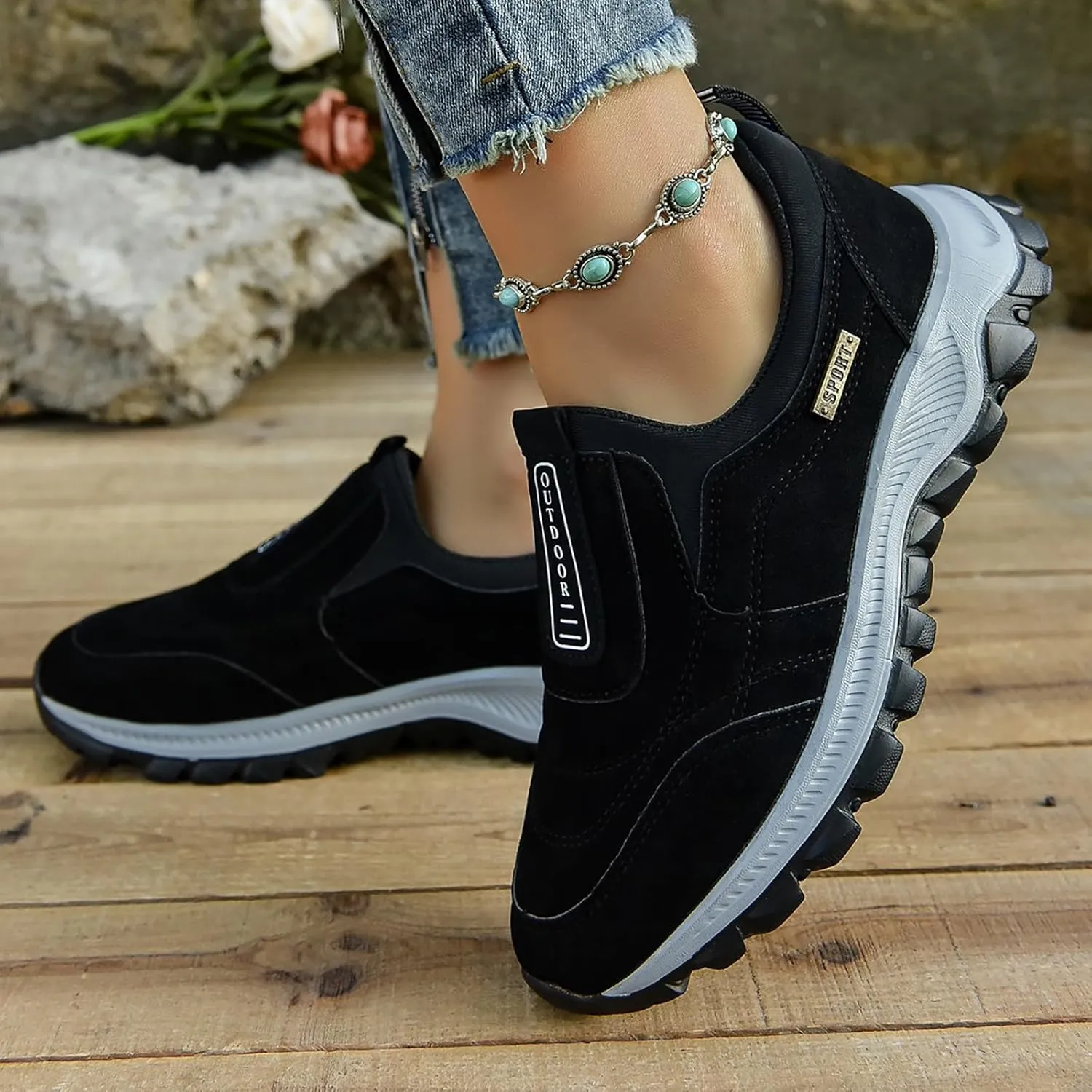 Lightweight Non Slip Sneakers for Men Lightweight Sport Gym Jogging Walking Sneaker Business Formal Dress Shoes