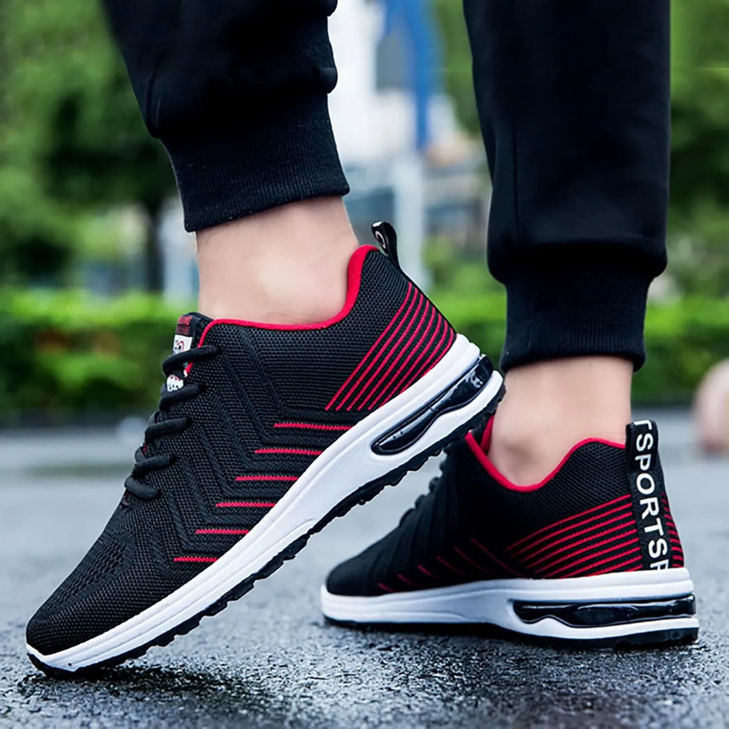 Lightweight Shoes Sport Shoes for Men Fashion Casual Lace Up Sport Skate