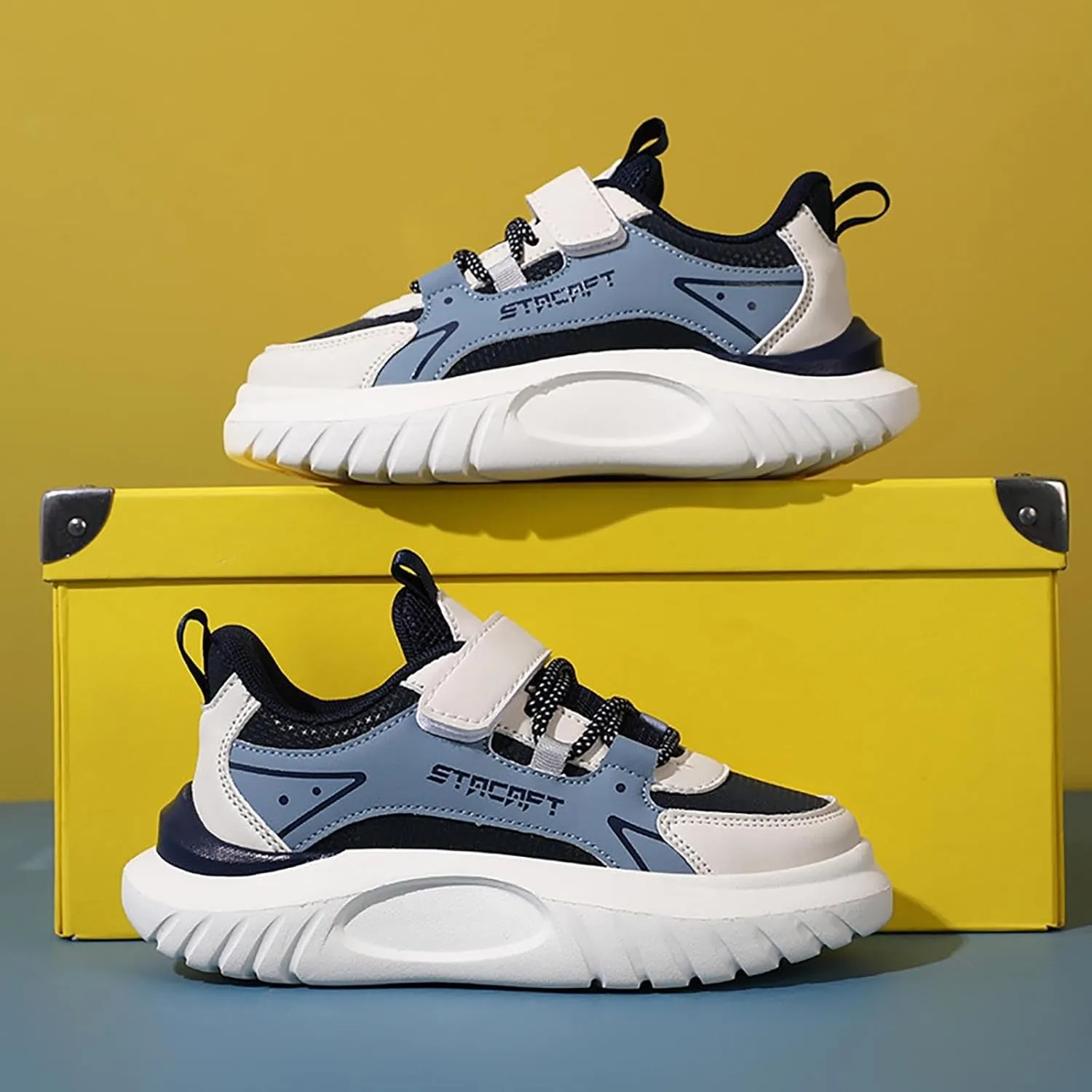 Little Kid Sneakers Boys Shoes Kids Running Lightweight Breathable Sport SneakersToddle & Breathable Walking Shoes