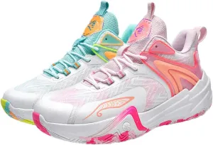 MAUGELY Men's High Top Basketball Sneakers Breathable Non Slip Student Youth Casual Comfortable Shoes