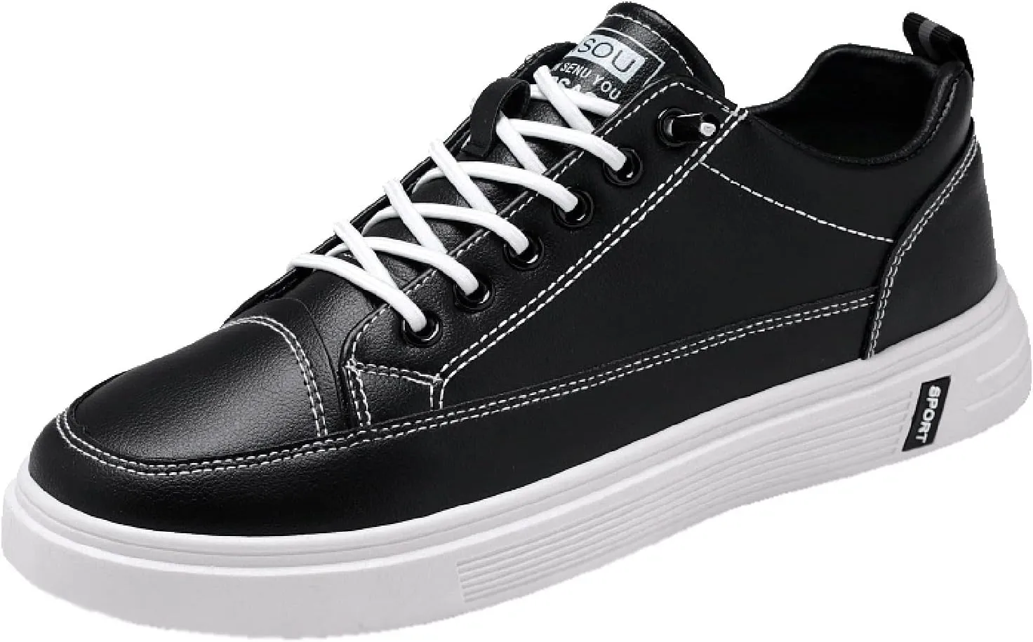 Men All Breathable Leather Casual Sneaker Mens Shoes