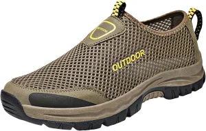 Men Shoes Comfortable Soft Sole Breathable Casual Shoes Summer Mesh Hollow Breathable Mens Casual Sneaker