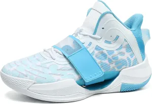 Men Women Fashion Basketball Shoes High Top Sneakers Outdoor Training Running Tennis Shoes Lightweight Comfortable Casual Sports Walking Shoes
