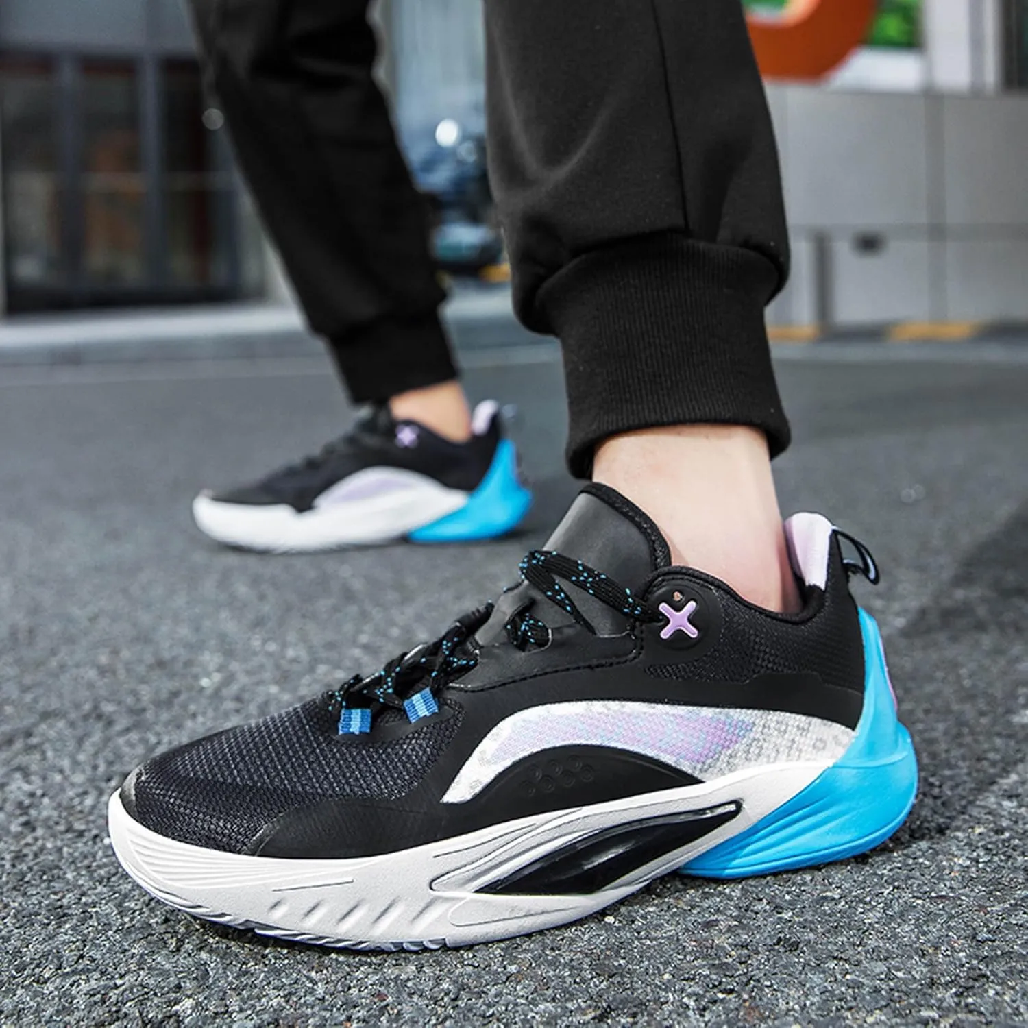 Men Women Lace Up Fashion Lightweight Casual Basketball Shoes Skateboarding Shoes