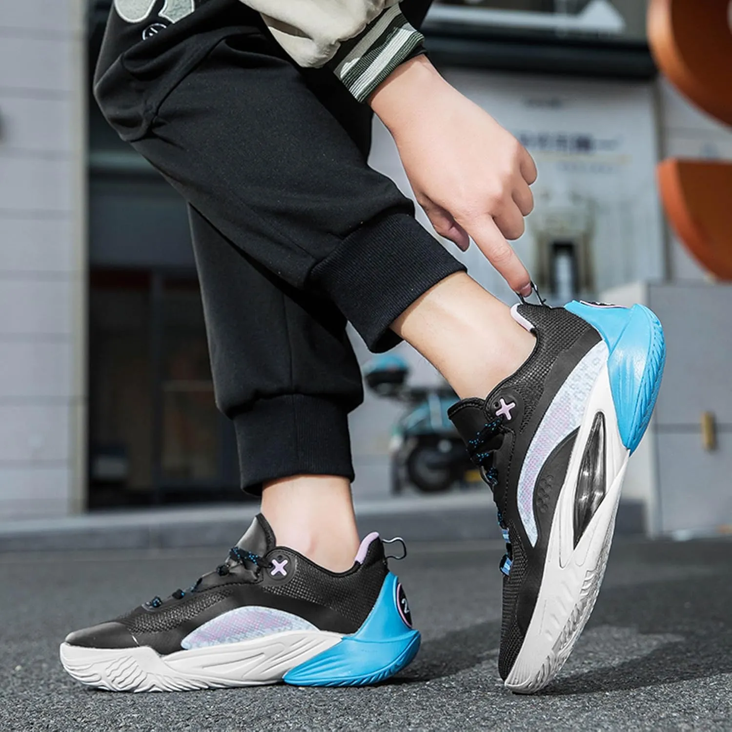 Men Women Lace Up Fashion Lightweight Casual Basketball Shoes Skateboarding Shoes