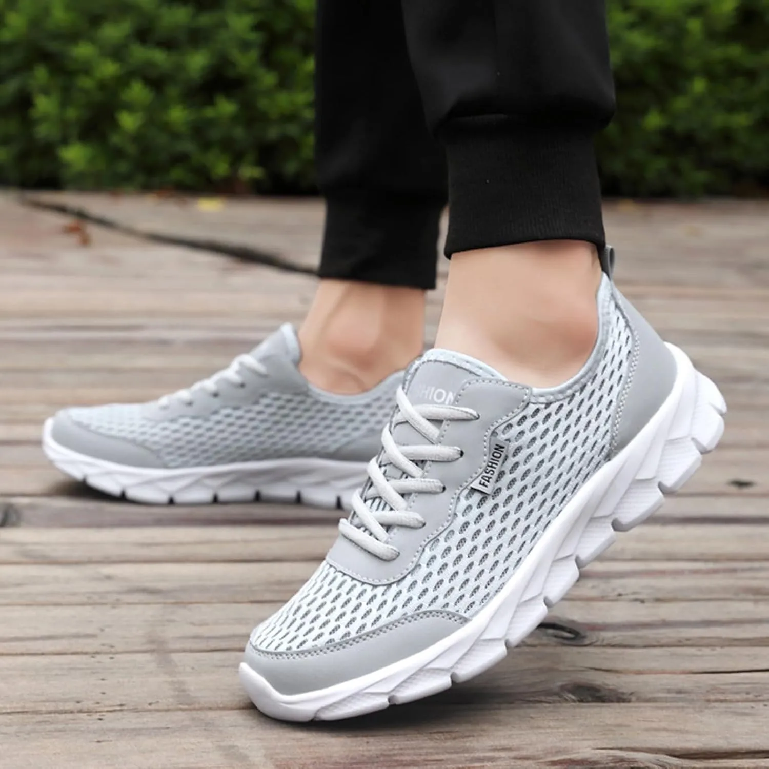 Men's Arch Support Walking Shoes Comfortable Breathable Stretch Canvas Slip On Sneaker Casual Stretch Sneaker
