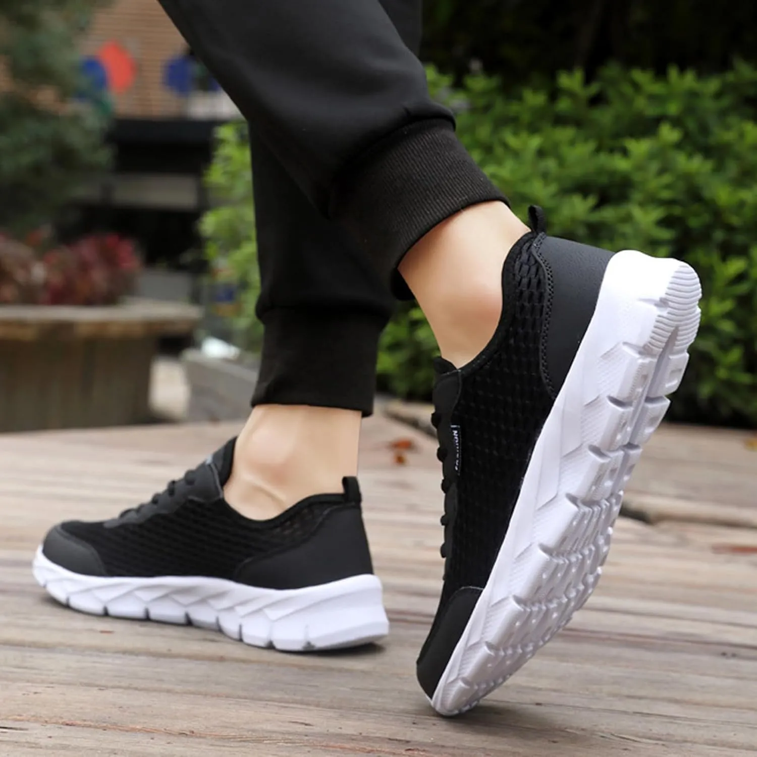 Men's Arch Support Walking Shoes Comfortable Breathable Stretch Canvas Slip On Sneaker Casual Stretch Sneaker