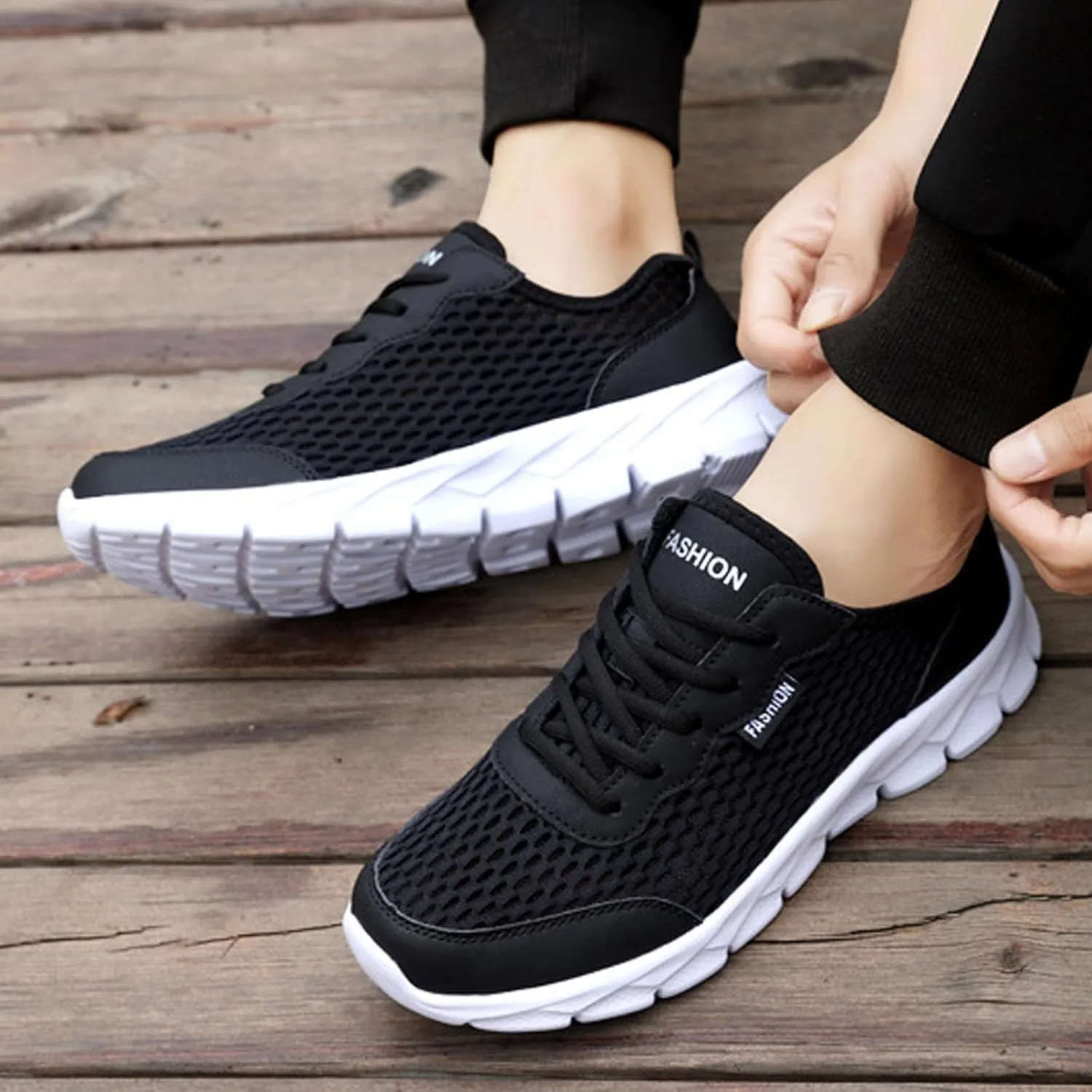 Men's Arch Support Walking Shoes Comfortable Breathable Stretch Canvas Slip On Sneaker Casual Stretch Sneaker