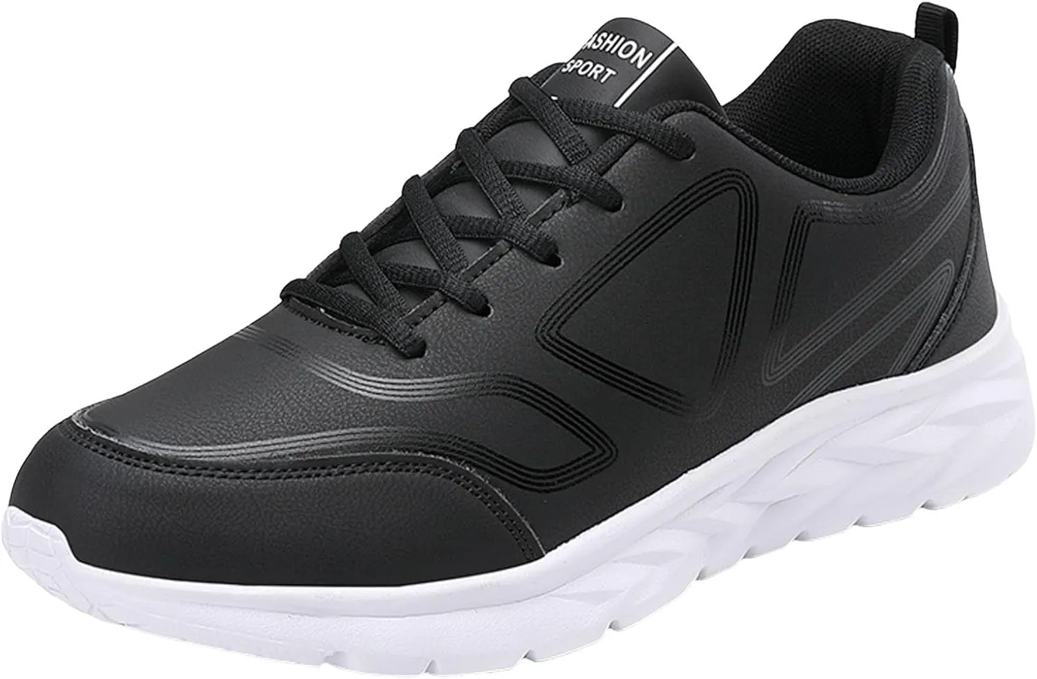 Men's Arch Support Walking Shoes Comfortable Lightweight Casual Walking Shoe Breathable Diabetic Shoes for Men