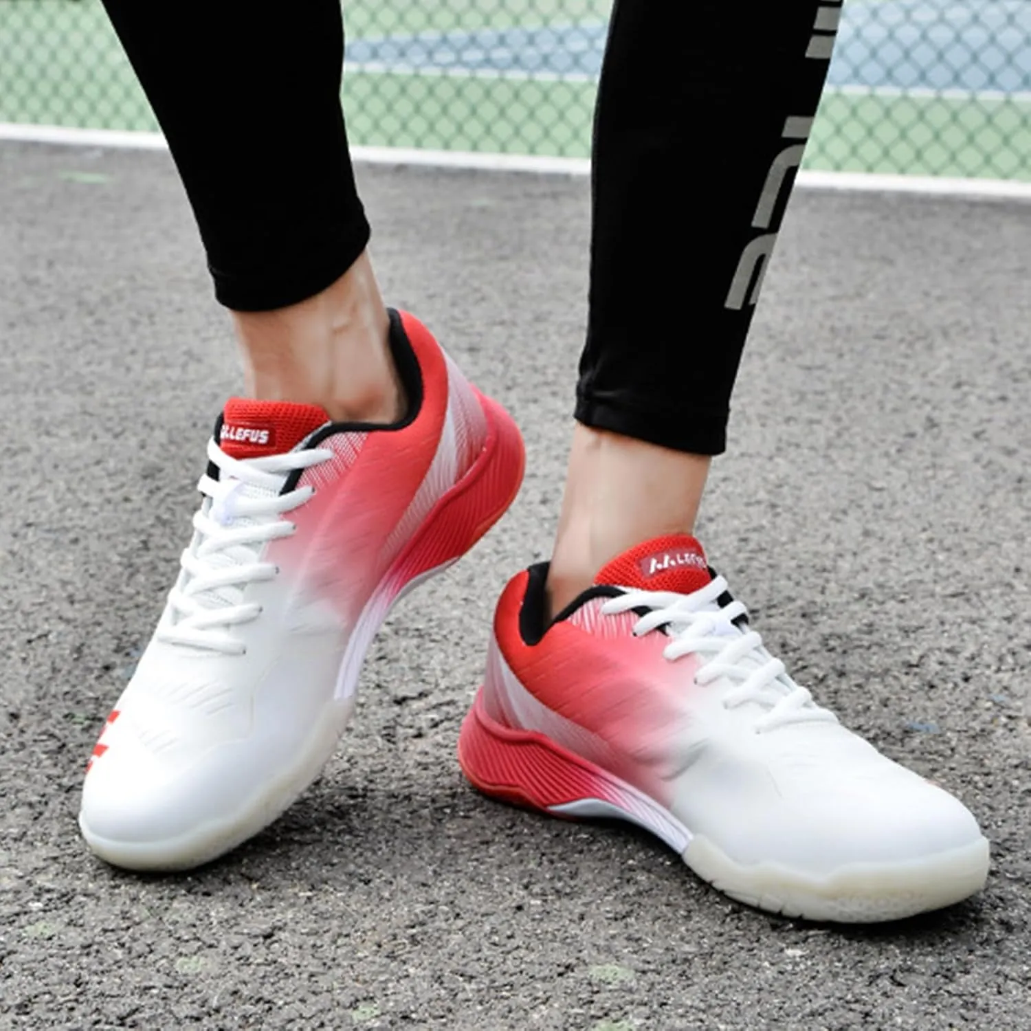 Men's Badminton Tennis Shoes Lightweight Table Tennis Volleyball Sport Trainers Anti-Slip Shock-Absorbing Pickleball Squash Sneakers