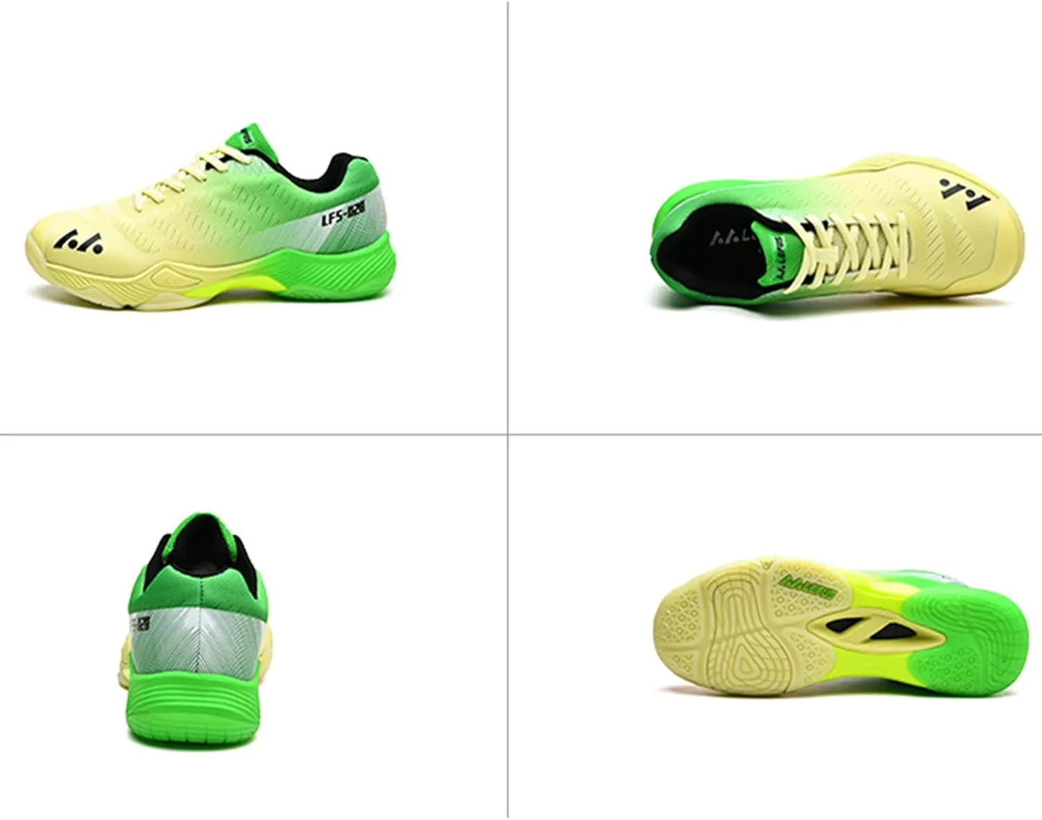 Men's Badminton Tennis Shoes Lightweight Table Tennis Volleyball Sport Trainers Anti-Slip Shock-Absorbing Pickleball Squash Sneakers