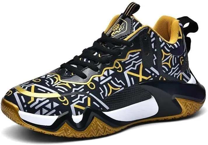Men's Basketball Shoes are Breathable Lightweight Anti Slip Wear-Resistant Sports Outdoor Training Boots