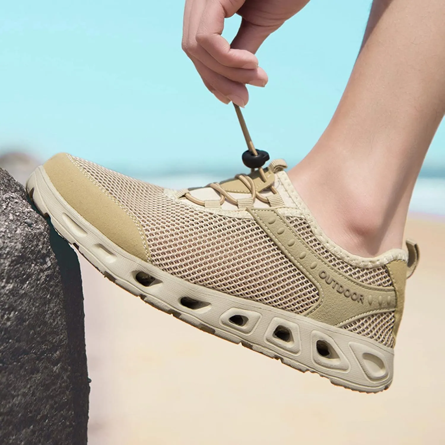 Men's Breathable Barefoot Shoes Breathable Casual Comfortable Walking Sneaker Athletic Fashion Sneakers for Men