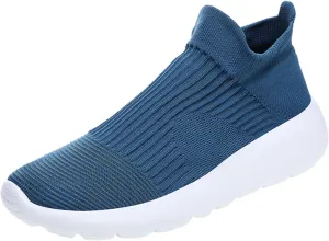 Men's Breathable Barefoot Shoes Comfortable Breathable Stretch Canvas Slip On Sneaker Barefoot Minimalist Shoes