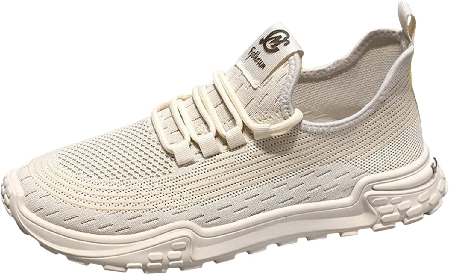Mens Breathable Lace Up Running Shoes Comfortable Breathable Lace Up Sneaker Arch Support Sports Shoes for Men