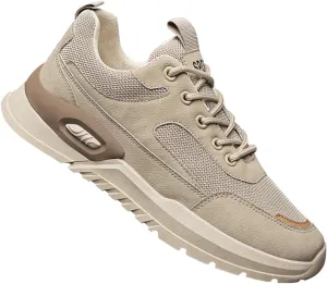 Mens Breathable Lace Up Running Shoes Comfortable Breathable Lace Up Sneaker Non Slip Work Sport Shoes for Men