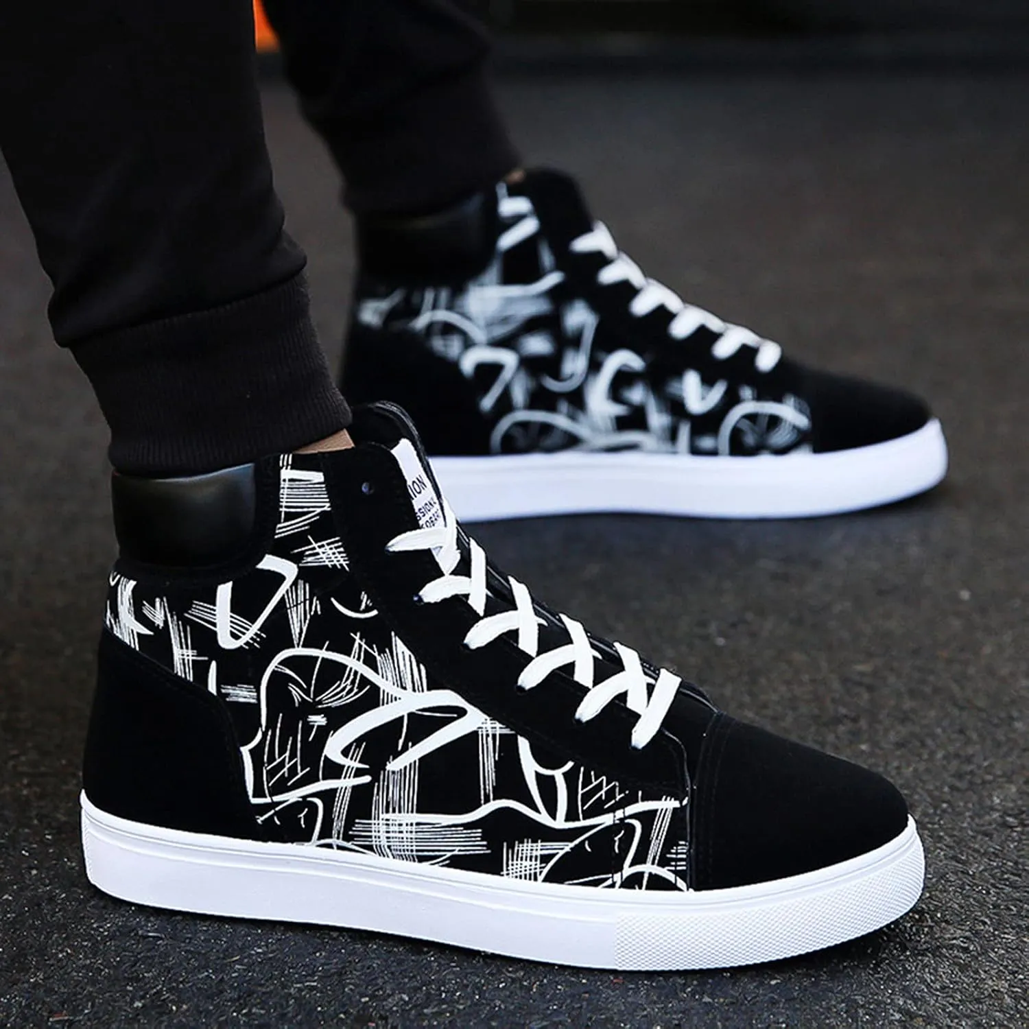 Mens Breathable Slip On Dress Shoes Slip On Lightweight Breathable Fashion Sneaker Elastic Fly Woven Mesh Shoes