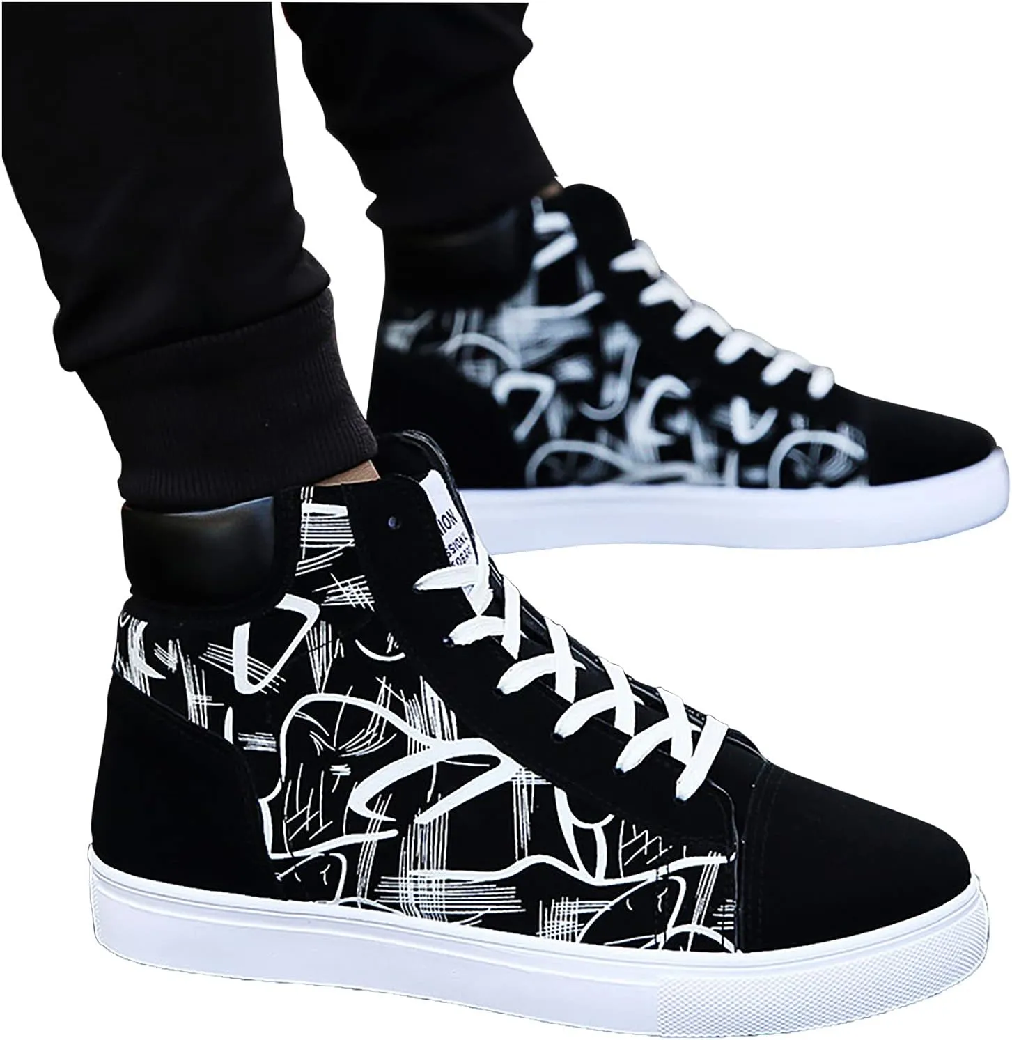 Mens Breathable Slip On Dress Shoes Slip On Lightweight Breathable Fashion Sneaker Elastic Fly Woven Mesh Shoes