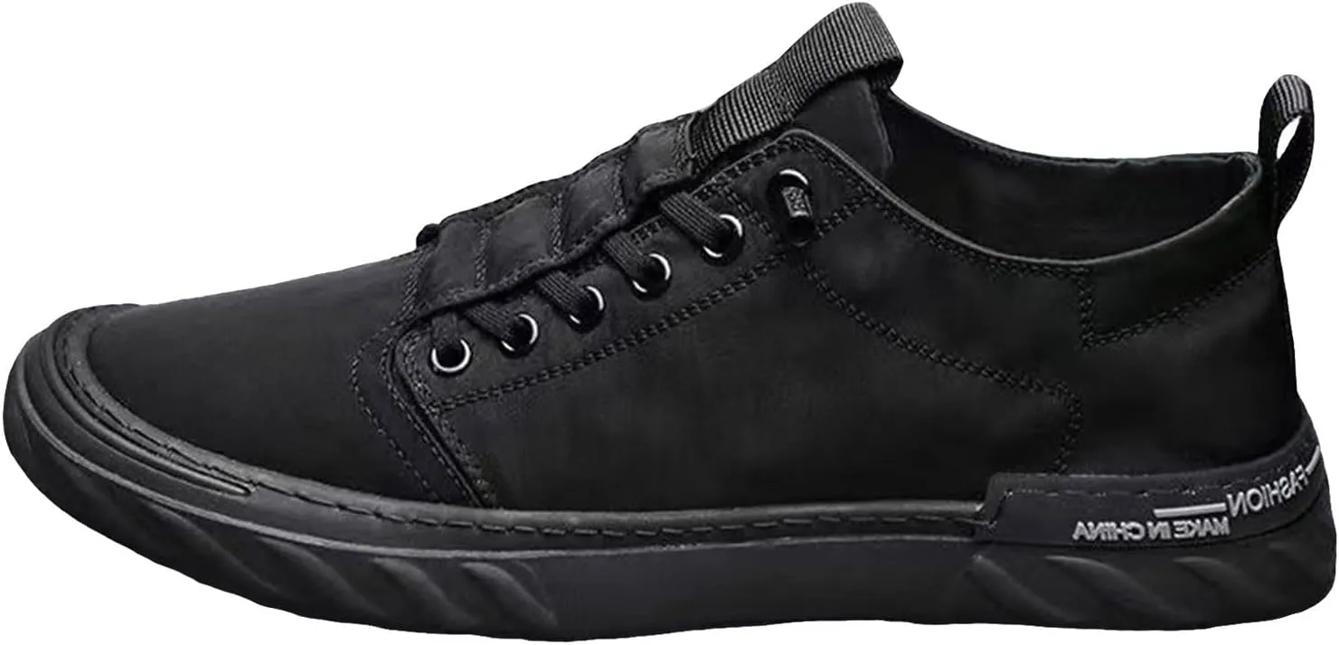 Men's Breathable Stretch Workout Shoes Lace Up Lightweight Breathable Fashion Sneaker Non Slip Barefoot Sneaker