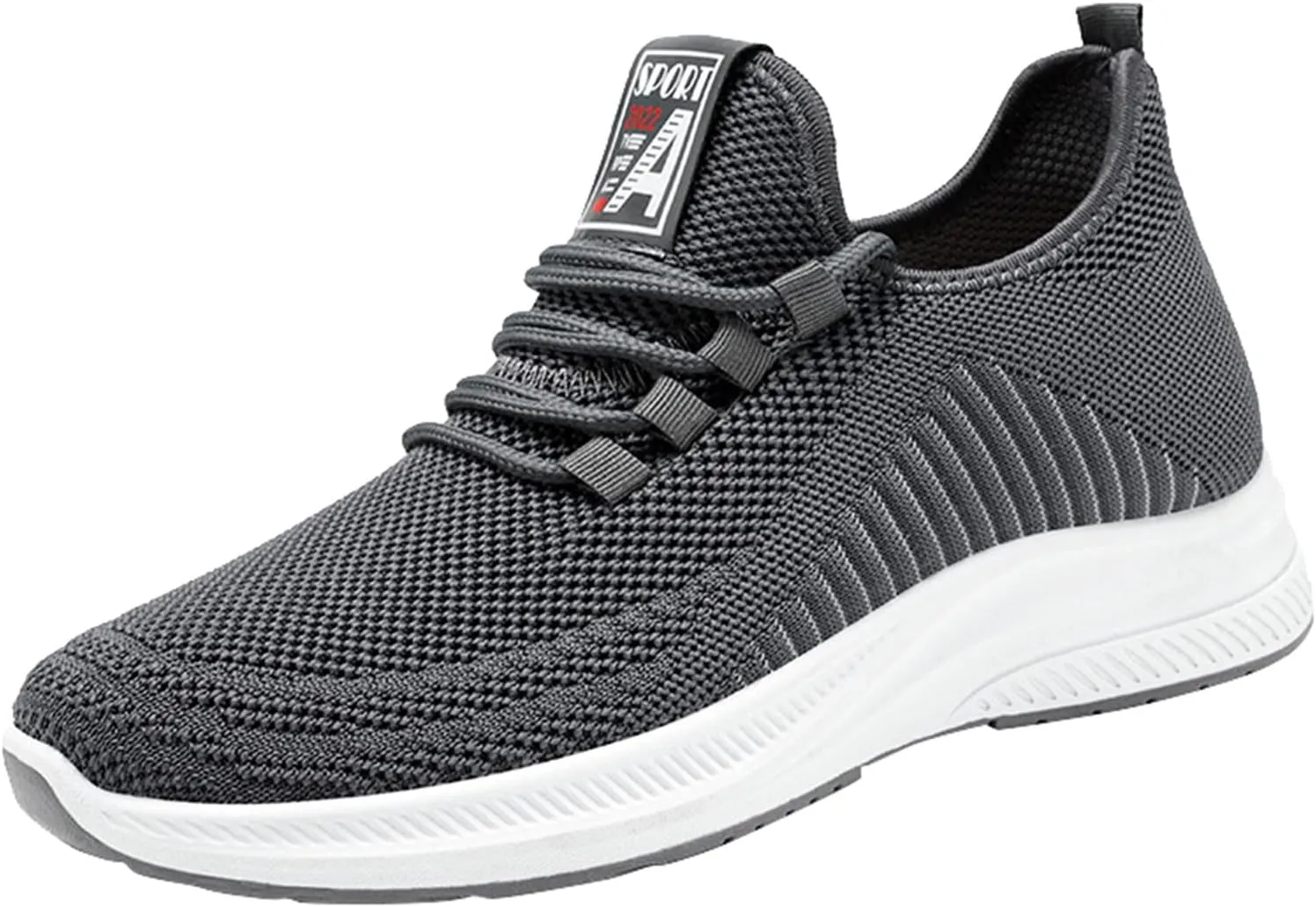 Men's Breathable Stretch Workout Shoes Portable Non Slip Fitness Workout Shoe Men's Comfortable Diabetic Shoes