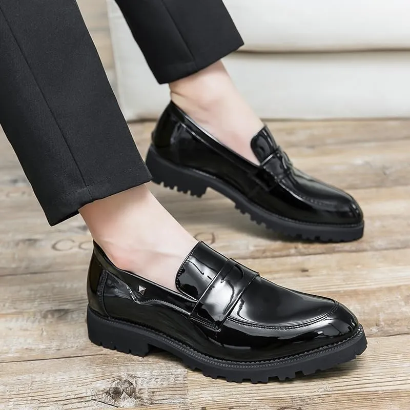 Men's Casual Loafers Slip On Leather Shoes Lightweight Driving Shoes Male Moccasins Classic New Loafer Flats Boat Shoes