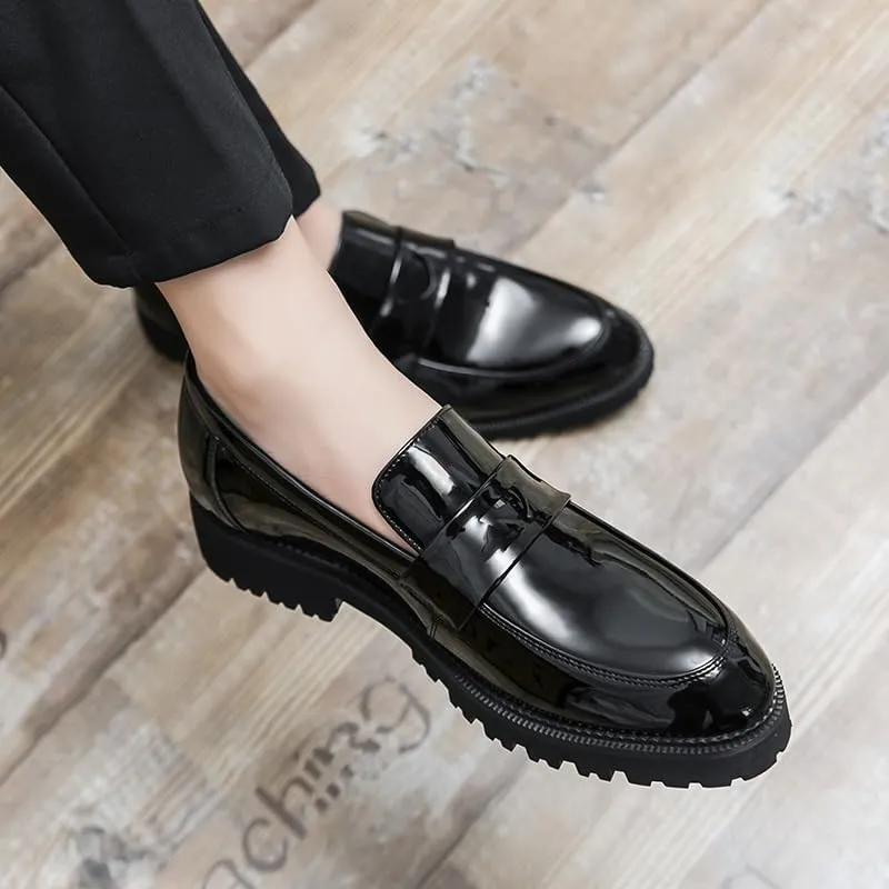 Men's Casual Loafers Slip On Leather Shoes Lightweight Driving Shoes Male Moccasins Classic New Loafer Flats Boat Shoes