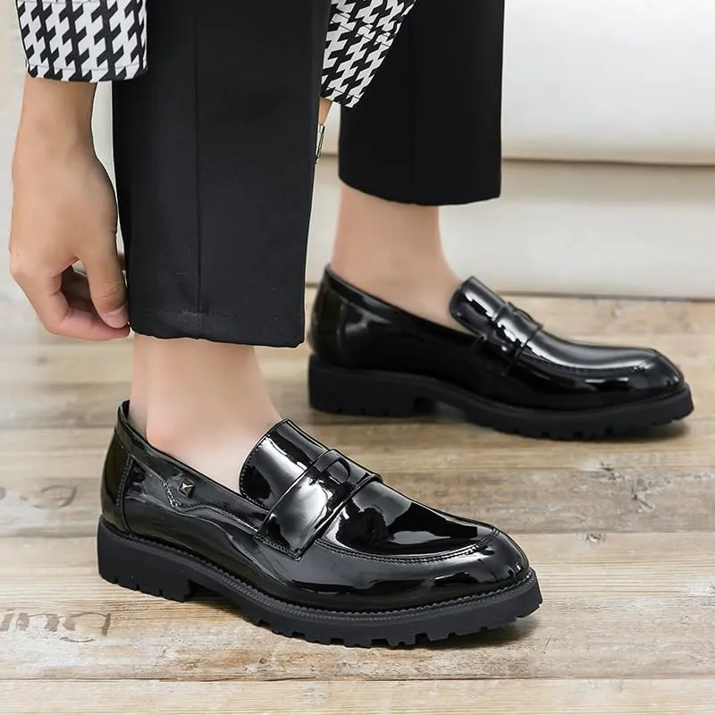 Men's Casual Loafers Slip On Leather Shoes Lightweight Driving Shoes Male Moccasins Classic New Loafer Flats Boat Shoes