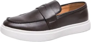Men's Casual Loafers Slip On Leather Shoes Lightweight Driving Shoes Moccasins Classic New Loafer Flats Boat Shoes