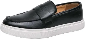 Men's Casual Loafers Slip On Leather Shoes Lightweight Driving Shoes Moccasins Classic New Loafer Flats Boat Shoes