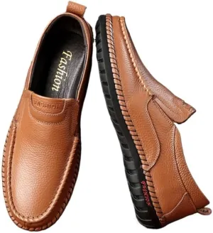 Mens Commuter Slip-Resistant Lightweight Breathable Easy to Walk Slip-ins Working Dress Casual Outdoor Lightweight Cushioning Men's Loafers