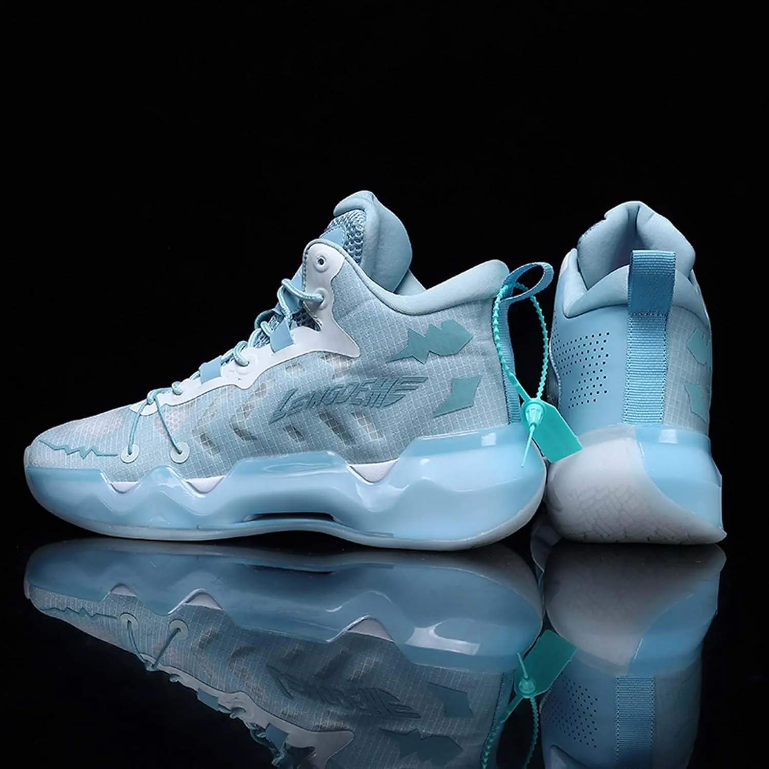 Men's Fashion Basketball Shoes Sneakers Women's High Top Breathable Tennis Running Shoes Comfortable Non-Slip Arch Support Team Training Shoes