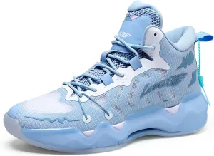 Men's Fashion Basketball Shoes Sneakers Women's High Top Breathable Tennis Running Shoes Comfortable Non-Slip Arch Support Team Training Shoes
