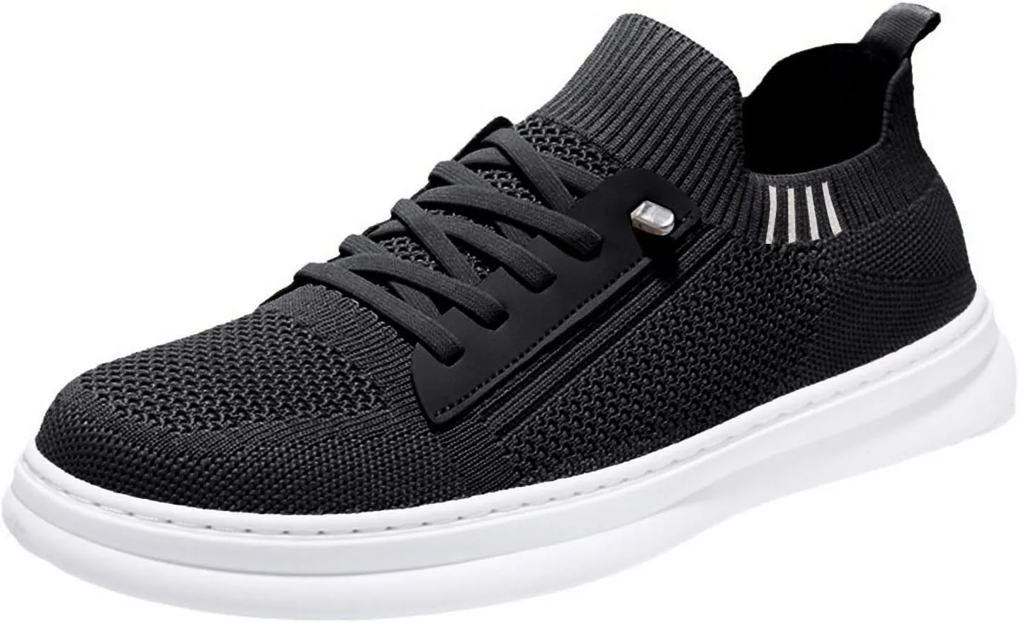 Men's Fashion Versatile Walking Shoes Lightweight Breathable Slip on Running Shoe Soft Flat Soled Elderly Shoes