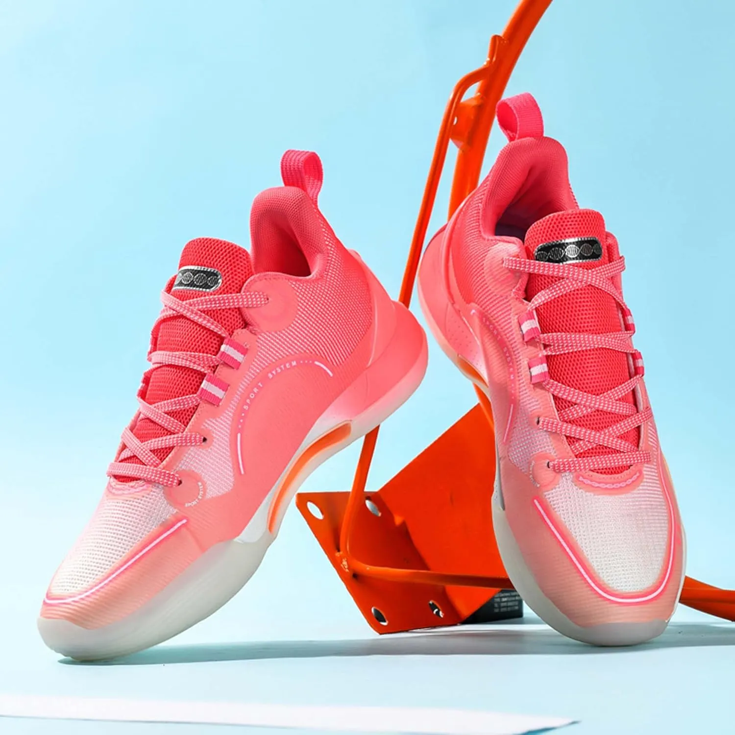Men's High Top Basketball Shoes Teenagers High Top Running Sneakers Breathable Anti-Slip Outdoor Training Shoes Women's Lightweight Rebound Fitness Basketball Tennis Sneakers