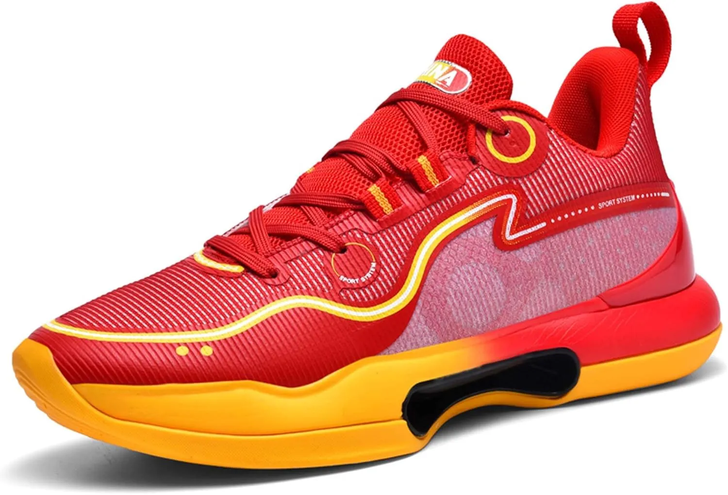 Men's High Top Basketball Shoes Teenagers High Top Running Sneakers Breathable Anti-Slip Outdoor Training Shoes Women's Lightweight Rebound Fitness Basketball Tennis Sneakers