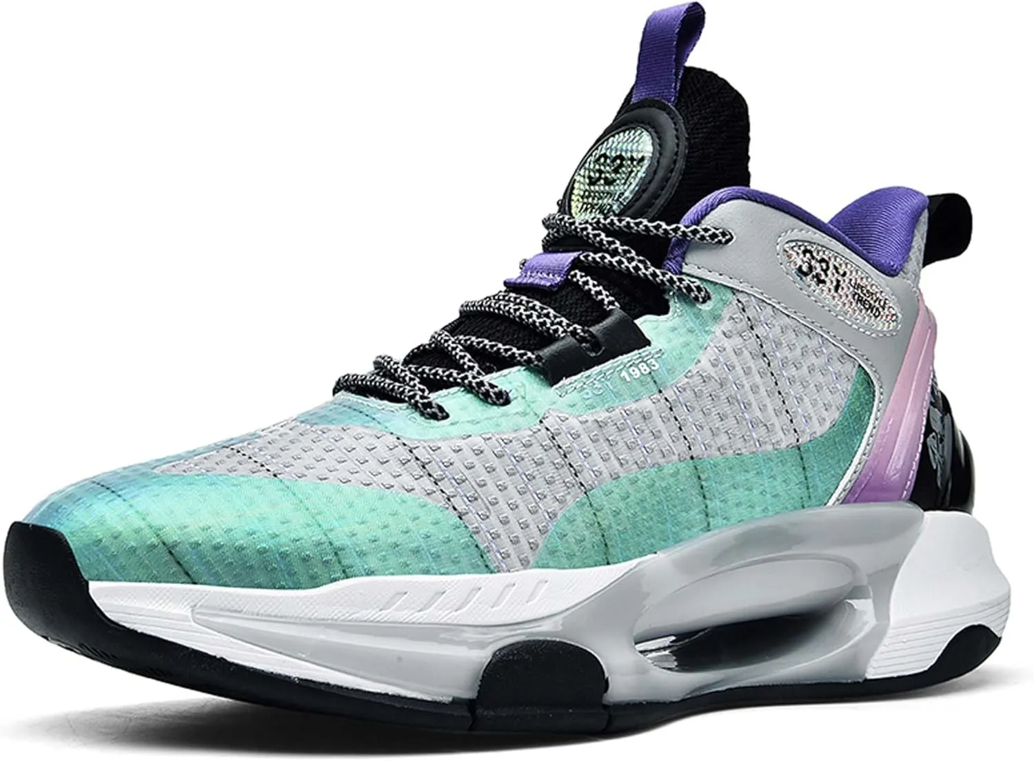 Men's High Top Basketball Shoes Teenagers Professional Non-Slip Training Running Shoes Women's Outdoor Fashion Sneakers Breathable Outdoor Casual Walking Sneakers