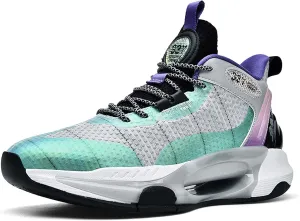 Men's High Top Basketball Shoes Teenagers Professional Non-Slip Training Running Shoes Women's Outdoor Fashion Sneakers Breathable Outdoor Casual Walking Sneakers
