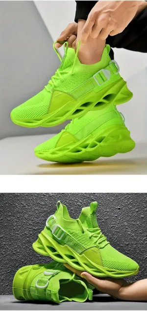 Men's Ice Skates, Breathable Shock-Absorbing Running Shoes, Lightweight Non-Slip Jogging Tennis Fitness, Youth Walking Sports Shoes