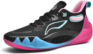 Men's Lace-up Basketball Shoes Anti-Slip Breathable Running Shoes Women's High Top Basketball Shoes Youth Outdoor Sports Basketball Shoes Fashion Sneakers