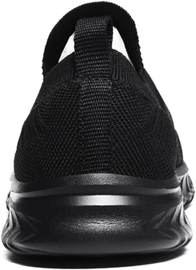 Men's Lightweight Cushion Sneakers Breathable Elastic Fly Woven Mesh Sneaker Men's Sport Breathable Mesh Shoes