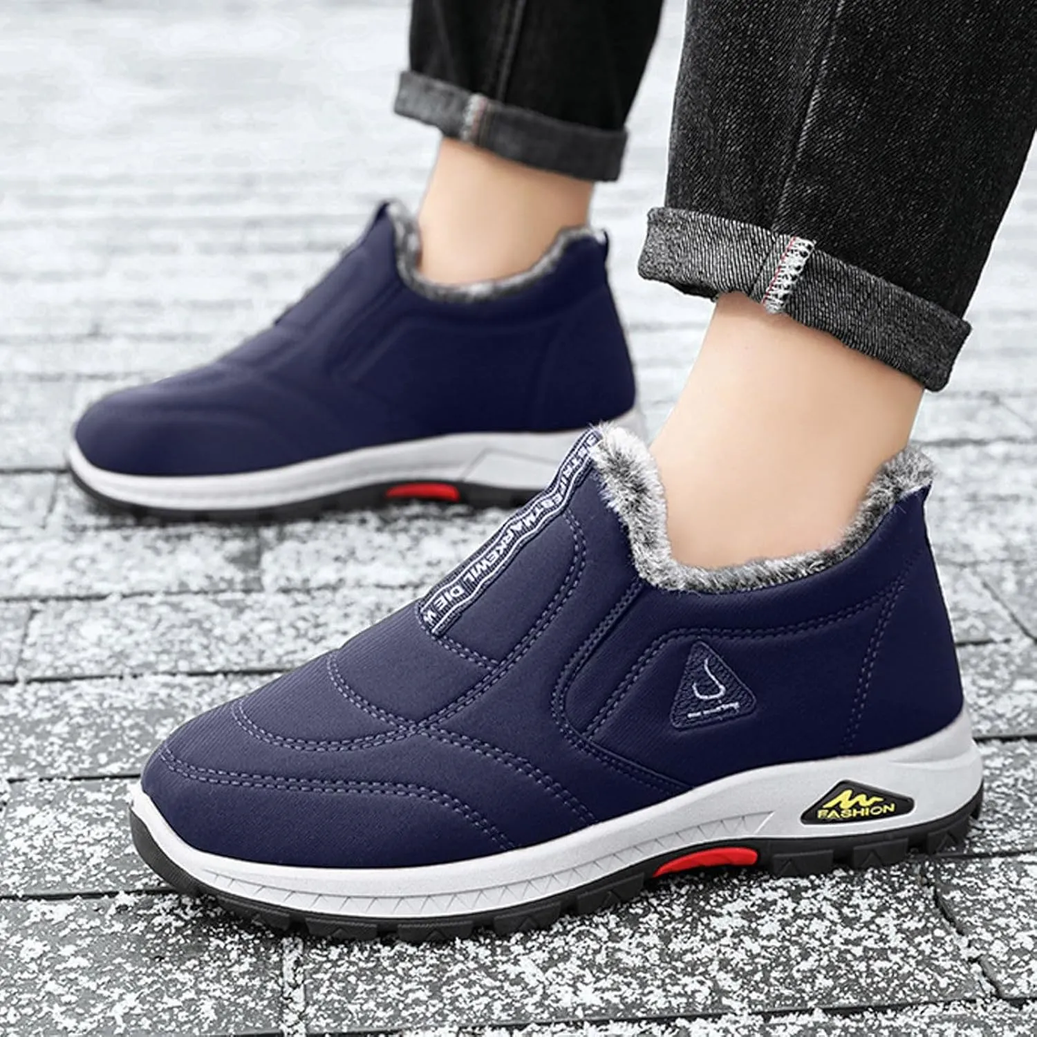 Men's Non Slip Barefoot Minimalist Shoes Breathable Elastic Fly Woven Mesh Sneaker Lightweight Minimalist Shoes