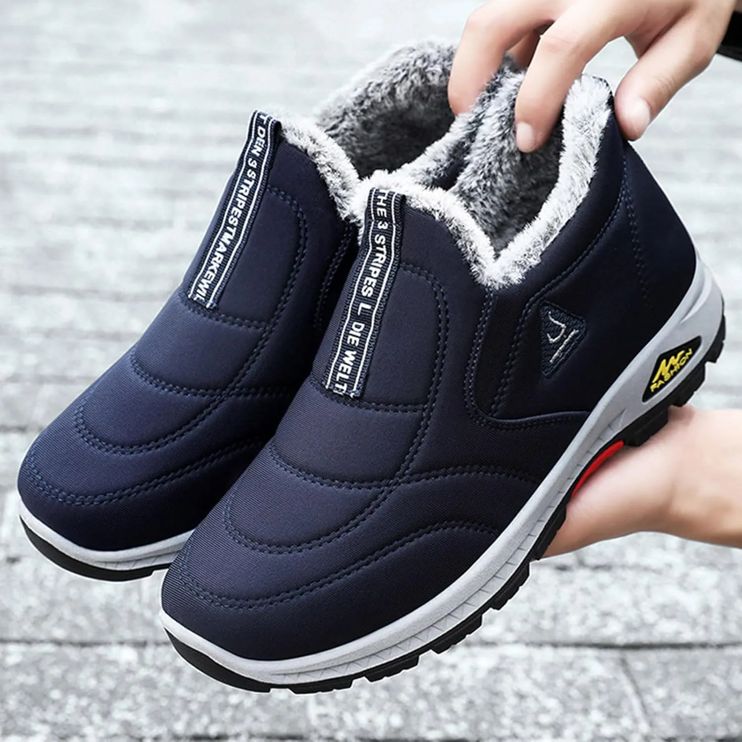 Men's Non Slip Barefoot Minimalist Shoes Breathable Elastic Fly Woven Mesh Sneaker Lightweight Minimalist Shoes