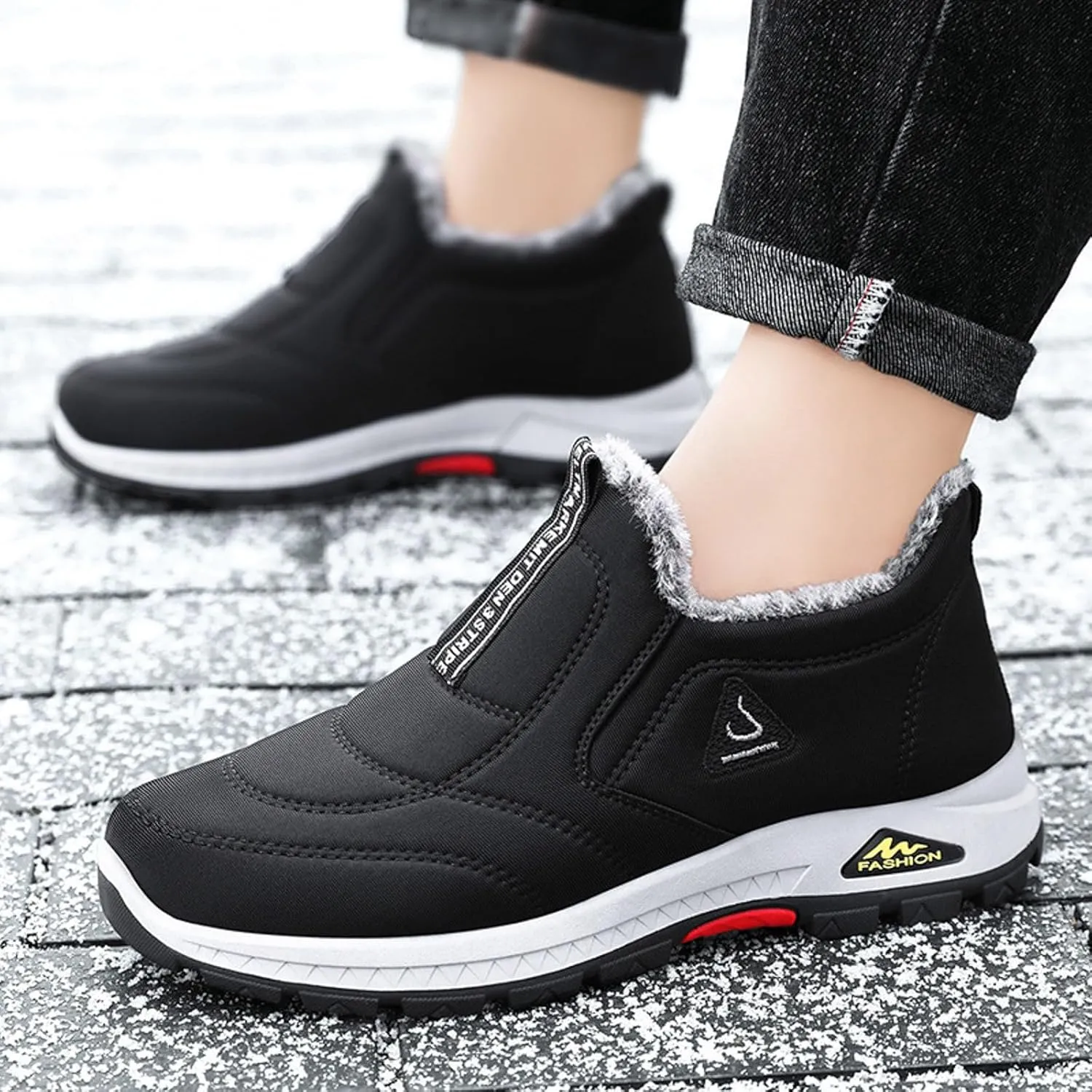 Men's Non Slip Barefoot Minimalist Shoes Breathable Elastic Fly Woven Mesh Sneaker Lightweight Minimalist Shoes