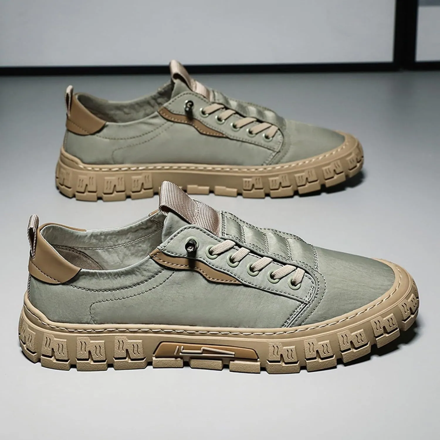Men's Non Slip Barefoot Minimalist Shoes Business Mesh Breathable Walking Shoe Men's Breathable Barefoot Shoes