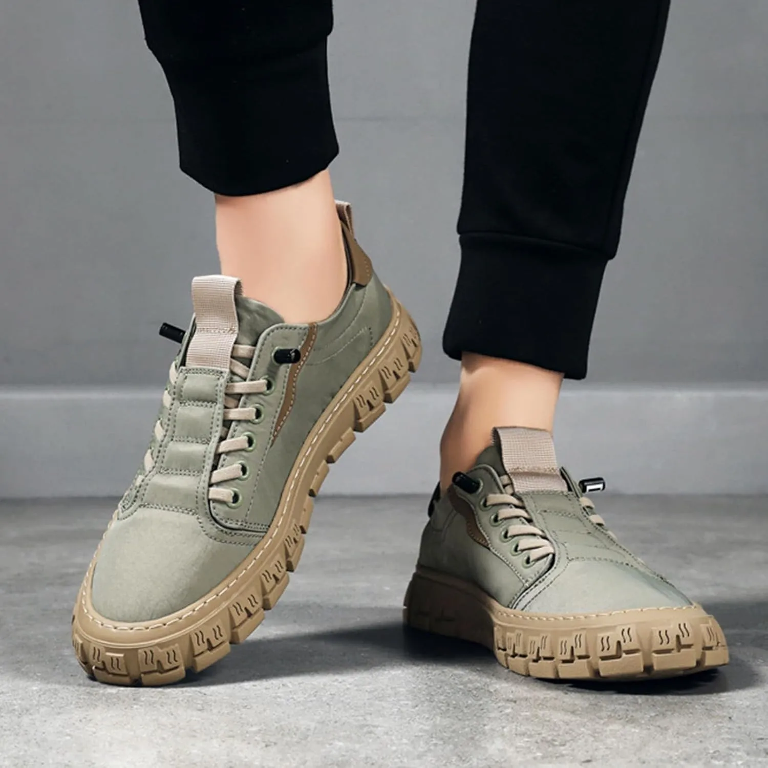 Men's Non Slip Barefoot Minimalist Shoes Business Mesh Breathable Walking Shoe Men's Breathable Barefoot Shoes