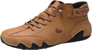 Men's Non Slip Barefoot Minimalist Shoes Comfortable Breathable Lace Up Sneaker Arch Support Plantar Fasciitis