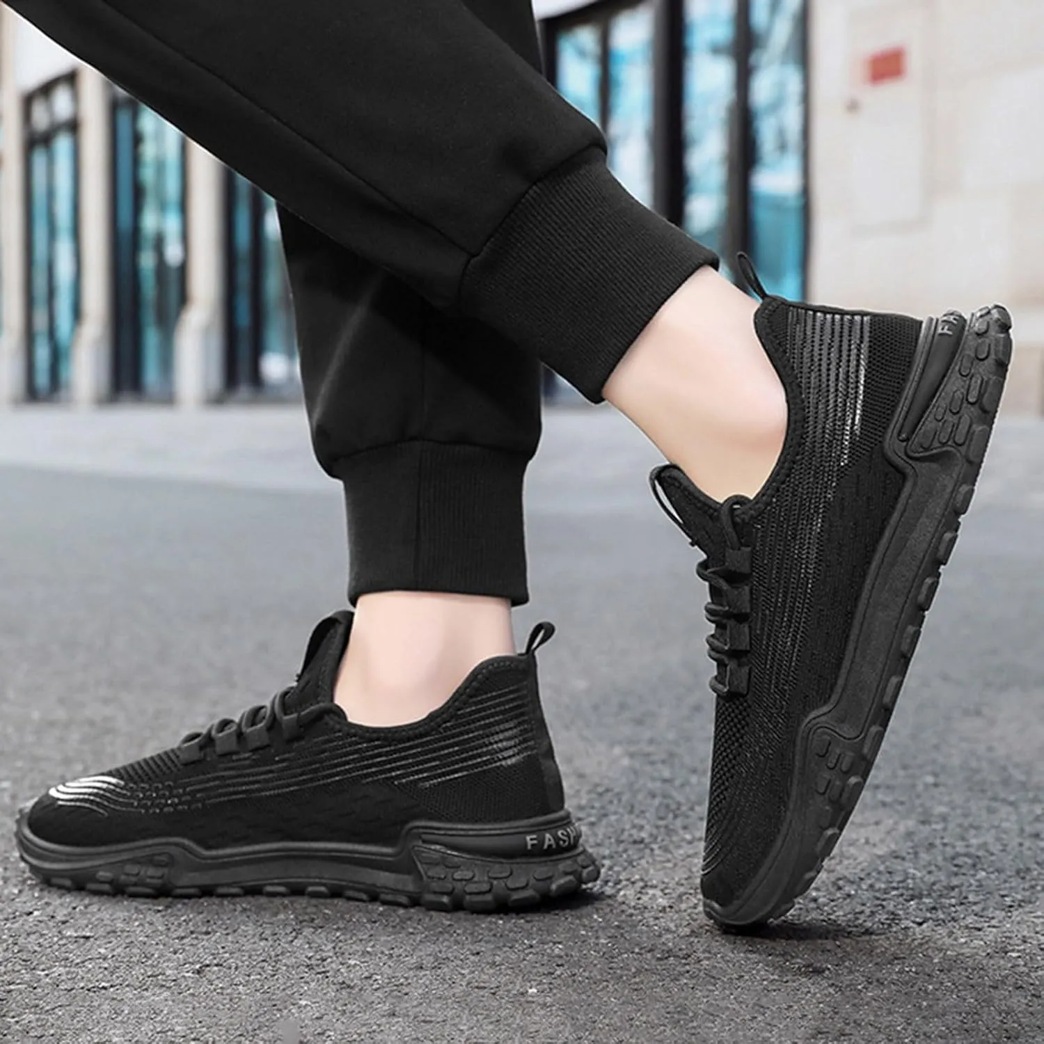 Men's Non Slip Barefoot Minimalist Shoes Comfortable Lightweight Casual Walking Shoe Athletic Fashion Sneakers