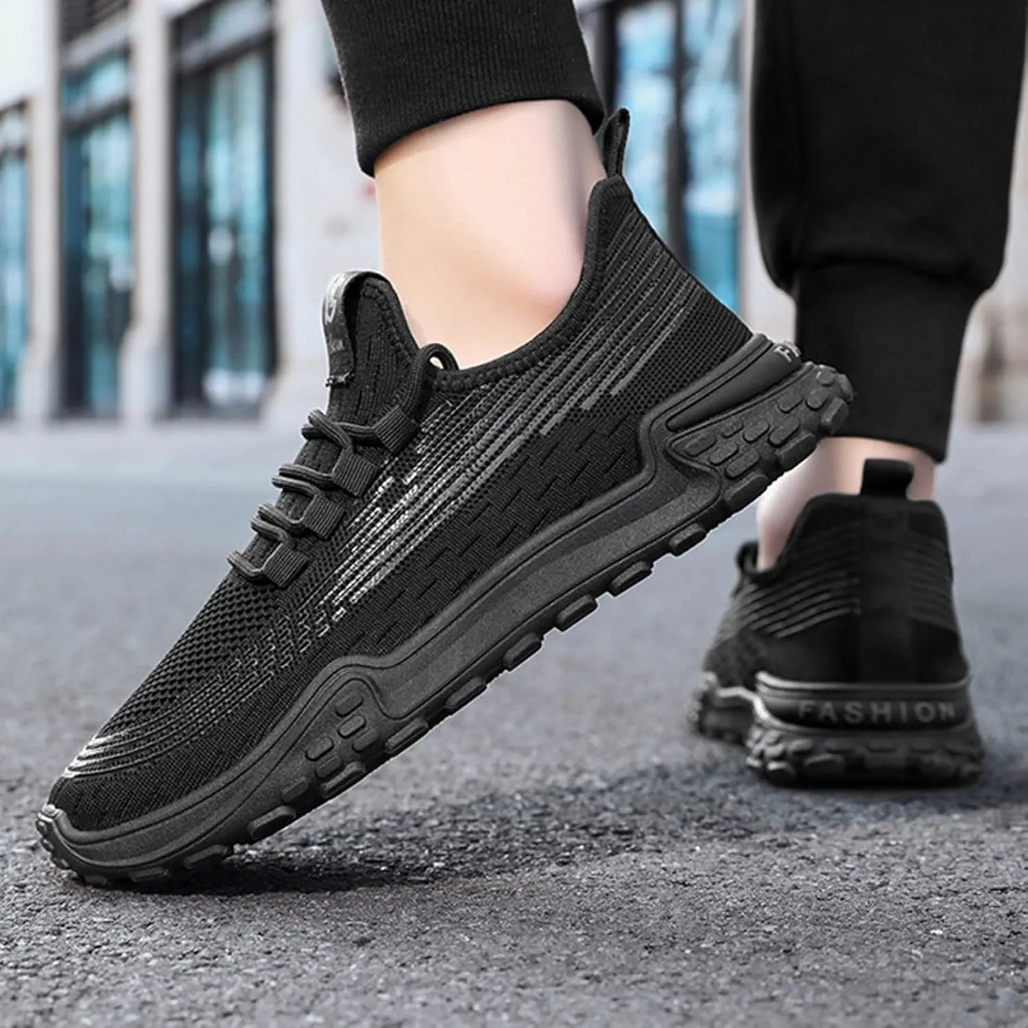 Men's Non Slip Barefoot Minimalist Shoes Comfortable Lightweight Casual Walking Shoe Athletic Fashion Sneakers