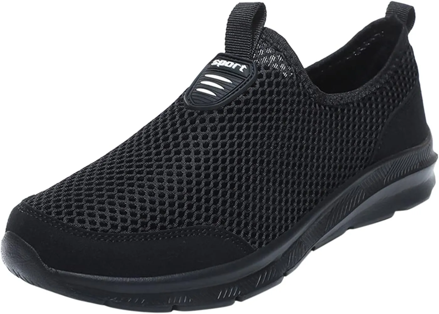Men's Non Slip Running Shoes Ultra Light Breathable Casual Walking Shoes Fashion Sneakers Mesh Workout Sports Shoes