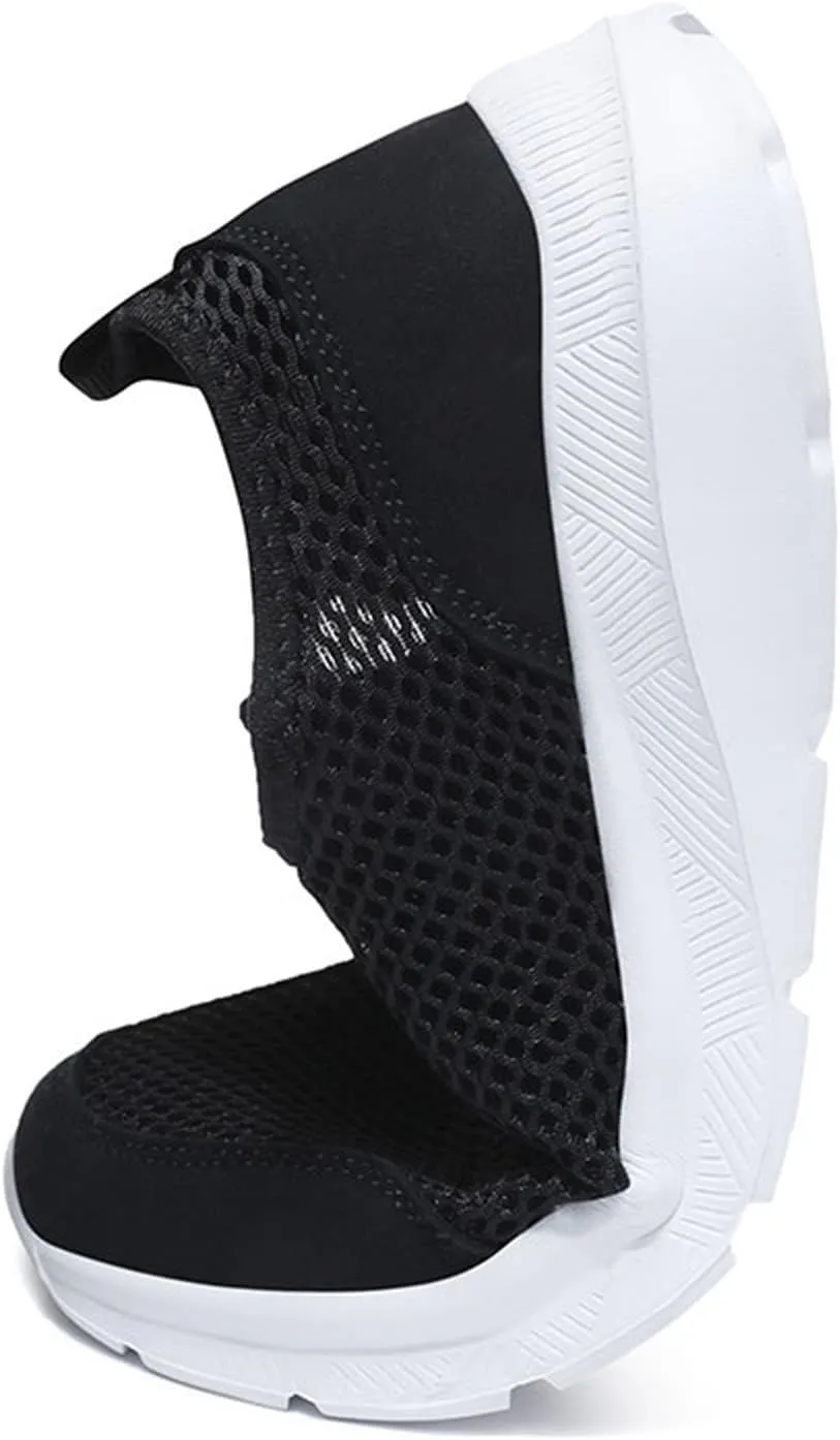 Men's Non Slip Running Shoes Ultra Light Breathable Casual Walking Shoes Fashion Sneakers Mesh Workout Sports Shoes